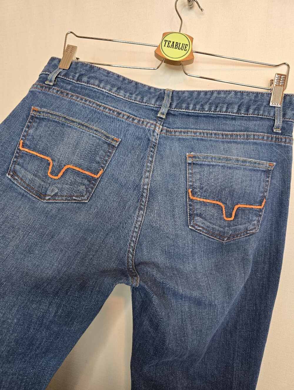 Kimes Ranch Lola Jeans Women's 12/32 Bootcut Flare Raw Fray Hem Made In USA - Picture 10 of 16